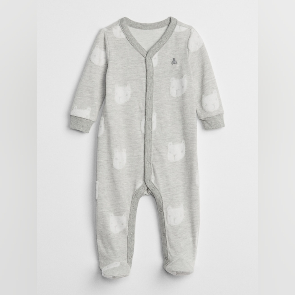 Gap Baby First Favorite Bear Footed One Piece Size 6-9 Months